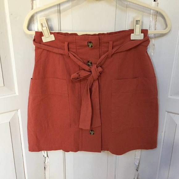 One Clothing Button Down Skirt - Picture 1 of 13